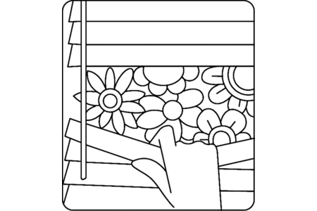 Coloriage Fleurs 026 – 10doigts.fr